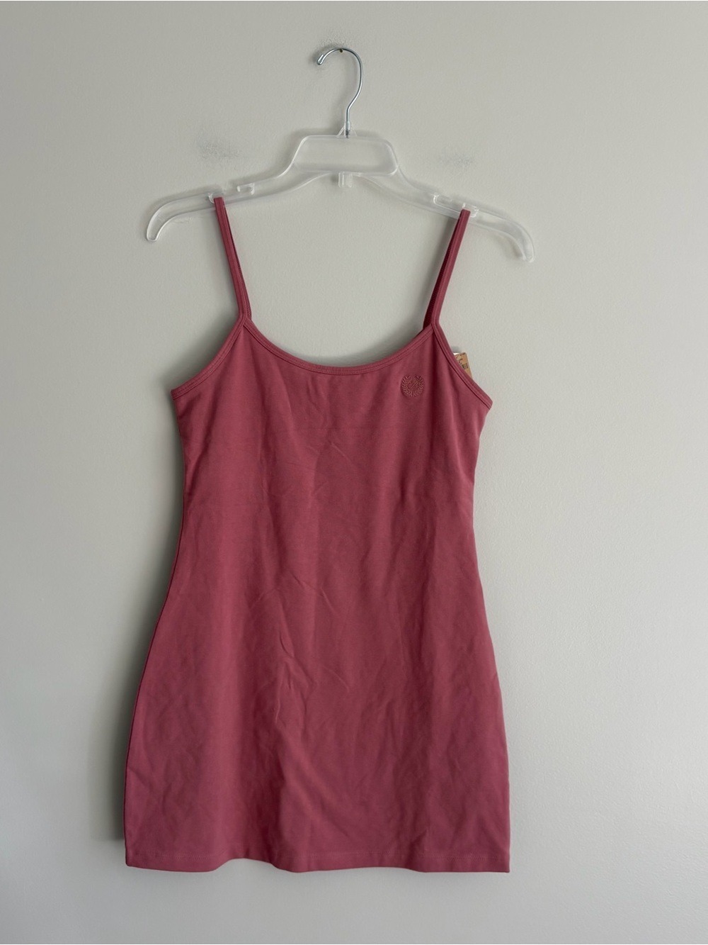 PINK Victoria's Secret Dusty Built in Bra Rose Mini Dress Size S
